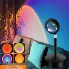 Sunset Lamp Sunset Light Home Decor 180° Rotation Projection Romantic Visual UK