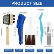 5Pcs AC Cleaning Tool Kit Air Conditioner Fin Cleaner Set Double Side AC FaUtI
