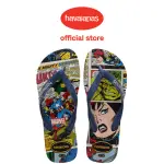 【HAVAIANAS 哈瓦仕】拖鞋 男鞋 夾腳拖 漫威英雄 復仇者聯盟 藍 4147012-9427M(哈瓦士)