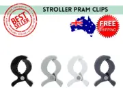 Stroller Pram Clip - Assorted colour to hook muslin sun shade to pram easy use