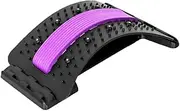 Back Massager Magic Stretcher Fitness Lumbar Waist Spine Pain Relief Support AU Purple