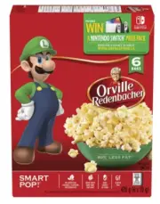 Orville Redenbacher Popcorn Microwave Smart Pop! 80% Less Fat, 6 x 70g, 420g