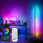 RGB LED Corner Floor Lamp Smart App Remote Modern Mood Lighting for Gaming