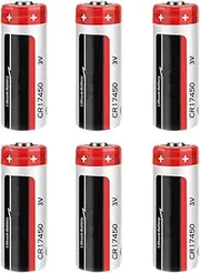 WENZHOUW 6 PCS 3V 2400mAh CR17450 Lithium Battery PLC Industrial Control Battery Non Rechargeable