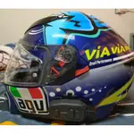 中古 近全新 AGV 安全帽 有裝耳機