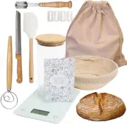 Carly's Place Sourdough Baking Kit | Glass Starter Jar, Digital Scale, Proofing
