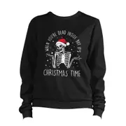When Youre Dead Inside Christmas Sweatshirt Pullover Jumper CrewneckHoodie sweatshirt
