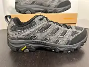 Merrell Moab 3 Trail Hiking Shoes Sneakers Granite Grey V2 Mens 12W (Wide)