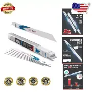 Durable Cobalt Bi-Metal 9-Inch Reciprocating Blades - 25-Piece Set for Metalwork