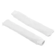2Pcs Nylon Badminton Racket Racquet Towel Grip Anti-Skid Sweatband, White