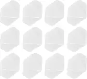 Kisangel 12pcs 10 Blank Acrylic Dice Sided Dice for DIY Board Games Educational Activities and Fun Math Games Smooth Surface for Creative Learning