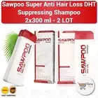 Sawpoo Super LsSRe Anti Hair Loss DHT Suppressing Shampoo 2 LOT - 2x300ml