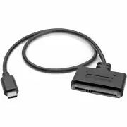StarTech.com USB C to SATA Adapter - External Hard Drive Connector for 2.5'' ...