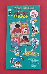 Paper Pizazz Disney MICKEY MOUSE & FRIENDS 88 scrapbooking paper punch-outs