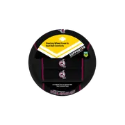 Manly Sea Eagles Steering Wheel Cover And Seat Belt Comforts Set