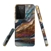 For Samsung Galaxy S21 Ultra Tough Protective Cover, Magic Mountain River