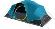 Coleman Skydome Dark Room Family Tent 10 Person - Blocks 90% Sunlight PFAS Free
