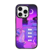 iPhone 16 Pro Impact Case Under The Neon Moon