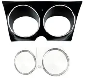 OER Dash Carrier and Lens with Tach 1968 Pontiac Firebird and Chevrolet Camaro