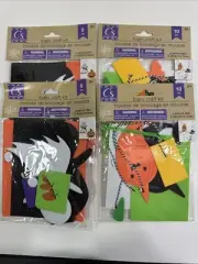 Crafter’s Square Halloween Foam Craft Kit - Set of 4 Crafts Sets - Ages 5+