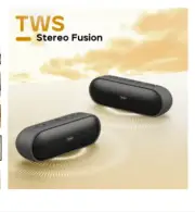 TRIBIT XSound Plus 2 Portable Bluetooth Speaker, 30W Power, IPX7 Waterproof Wire