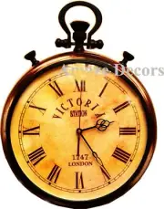 Wooden Wall Clock,Vintage-Style Home Decor Office Decor Antique-Style Wall Clock