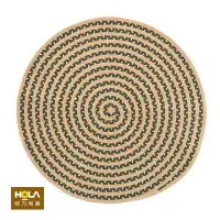 在飛比找momo購物網優惠-【HOLA】繩編地毯150x150 米綠