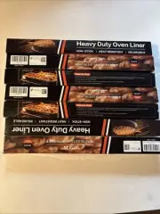 14 Pack Large Thick Heavy Duty Non Stick Teflon Oven Liners Mat 17"x 25" BPA