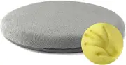 Sigmat Memory Foam Seat Cushion Anti-Slip Soft Round Stool Cushion Chair Pad 16 Inch Grey