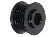 Powermaster Replacement Alternator Pulley Black Serpentine 6 groove 54mm PM179