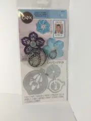 David Tutera Flower Sizzix Framelits Die Set ROSETTE FLOWER-5 DIes, 2 Stamps