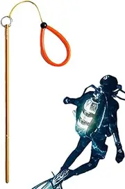 Scuba Diving Pointer, Diving Pointer Stick, Aluminum Alloy Lobster Tickle Pointer Stick Diving Stick Rod - Portable Scuba Accessories Lobster Stick Pointer Rod with Wrist Strap