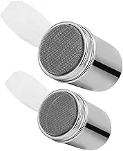 Compact Stainless Steel Powder Shaker Duster Fine Mesh for Sugar Cocoa Flour Reusable