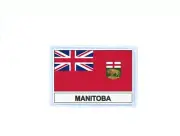 Patch Badge Printed Flag Canada Manitoba