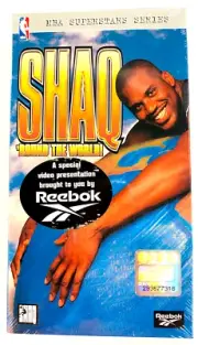 Shaq ‘Round The World” (VHS, 1998) Shaquille O’Neal Reebok Spl - NEW Sealed