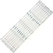 10 Unids/Set LED Bar 5LED for Polaroid 58 Tvled584k01 JS-D-JP58DM-051EC(81225) E58DM100 3030-5S1P K58DLJ10US K58DLJ10VS