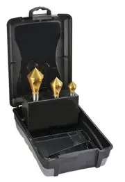 Saber 8032-S1 - Cross Hole Countersink Set HSS-CO5 Tin Coated