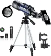 Telescopes for Adults Astronomy, 70Mm Aperture 600Mm Refractor Telescope for Beg
