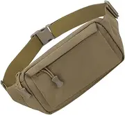 Toddmomy Sports Fanny Pack Belt Bag Multi Functional Cell Phone Pouch for Outdoor Hiking Travel Fitness Secure Closure Card Slot for Running Cycling Camping Activities