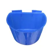 Chicken Water Cup with Hooks Cage Hanging Food Bowl for Pigeons Doves