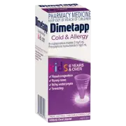 Dimetapp Kids Cold & Allergy 6 Years & Over 200mL Great Tasting Nasal Congestion