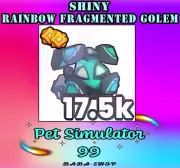 Shiny Rainbow Fragmented Golem - Pet Simulator 99 - PS99 Sim - Fastest