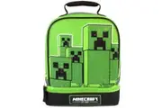 Minecraft Childrens/Kids Double Creeper Lunch Bag (Green) (One Size)