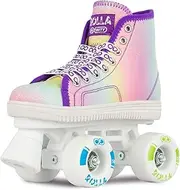 Crazy Skates Rolla Roller Skates for Boys and Girls - Sneaker-Style Kids Quad Skates