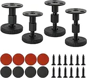 Adjustable Furniture Feet, Height Adjustable Feet 27-64 mm, 4 Pieces, Furniture Feet, Height Adjustable Furniture Feet, Adjustable with Non-Slip Pad, Required Furniture Feet for Tables Cabinets Other