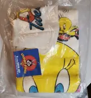 Vintage 1997 TWEETY BIRD Looney Tunes 2pc Bath Towel Set, Jay Franco, NEW SEALED