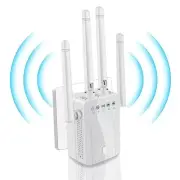 WiFi Extender Signal Booster for Home: Internet Repeater Long Range Covers Up...