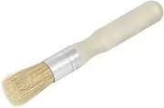 Stencil Brush Round Head Wooden Handle Small Bristle Brush for Acrylic and Oil Painting Versatile Brush for Art Projects Convenient for Outdoor Use