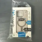Speck iPhone 15 Pro Case Presidio2 Grip ClickLock-Heirloom Gold/Hazel Brown