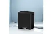 Cefito Pedal Bins Rubbish Bin Dual Compartment Waste Recycle Dustbins 40L Black